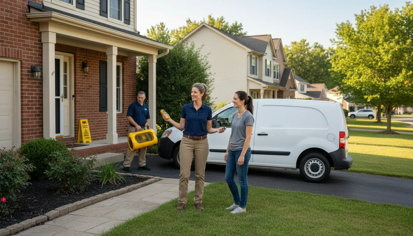 Water restoration image for Home Water Damage Repair in Germantown, KY